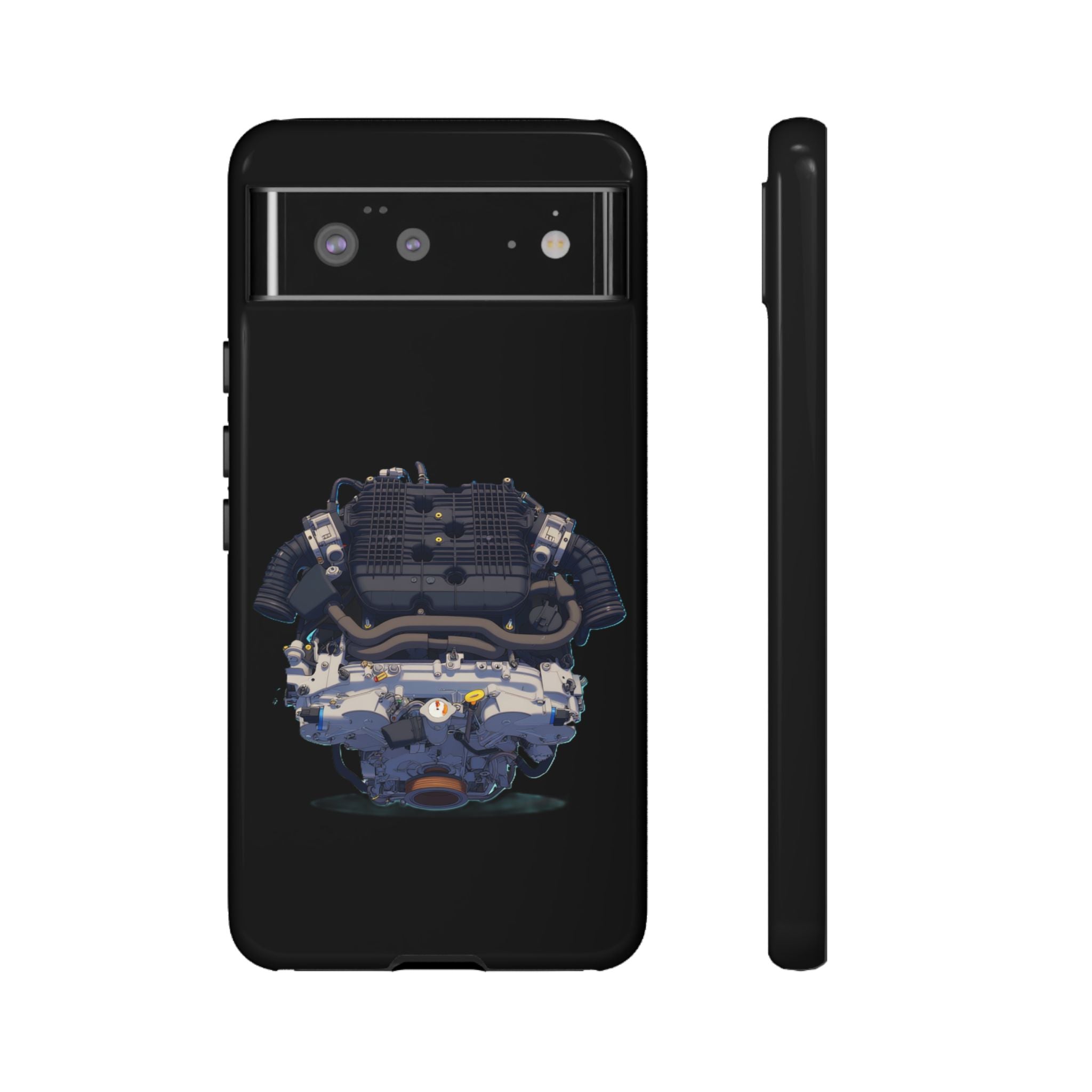 Engine Illustration Tough Phone Case – Automotive Car Lover Gift