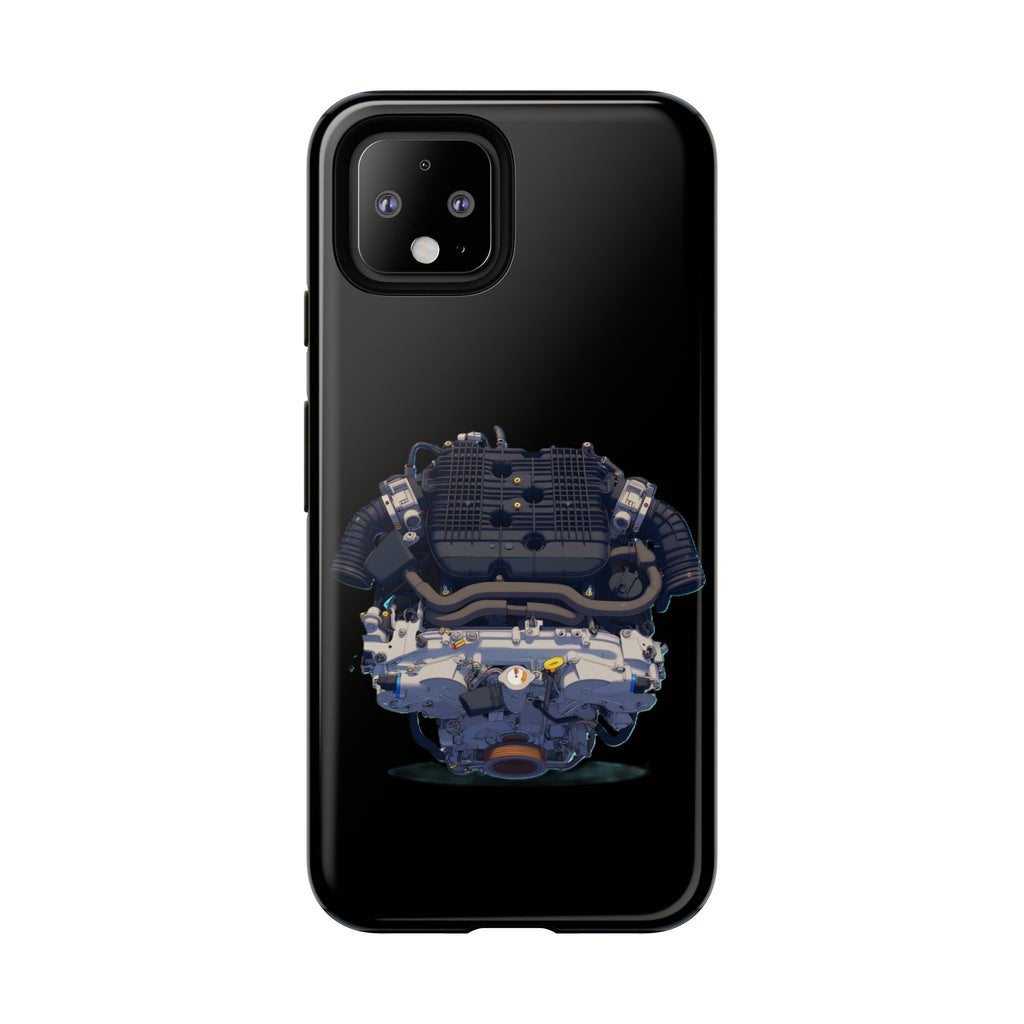 Engine Illustration Tough Phone Case – Automotive Car Lover Gift