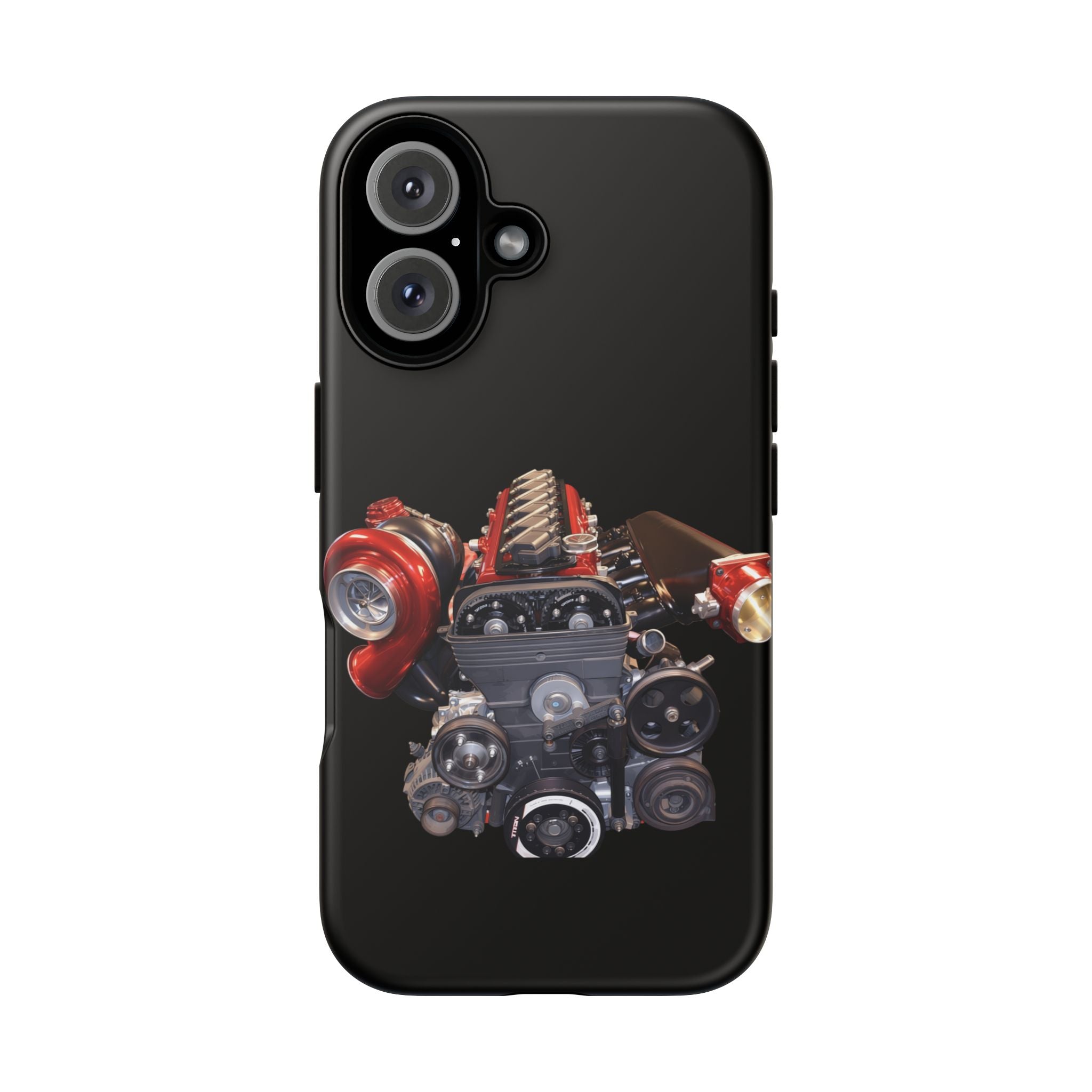 2JZ Phone Case — Black Tough Car Motor Illustration