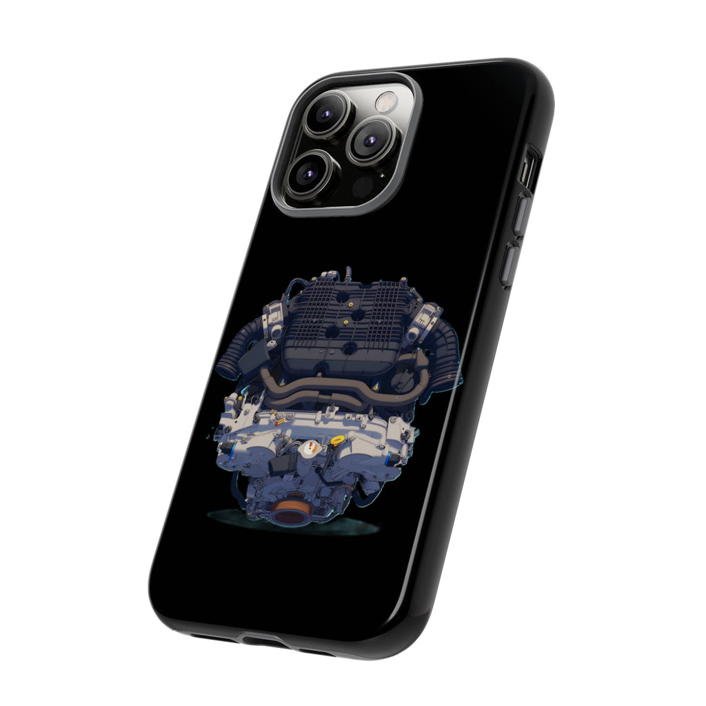 Engine Illustration Tough Phone Case – Automotive Car Lover Gift