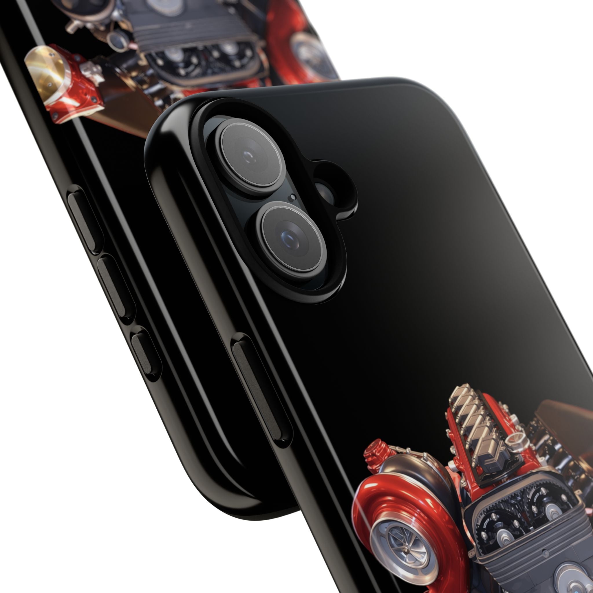 2JZ Phone Case — Black Tough Car Motor Illustration