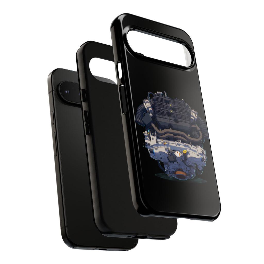 Engine Illustration Tough Phone Case – Automotive Car Lover Gift