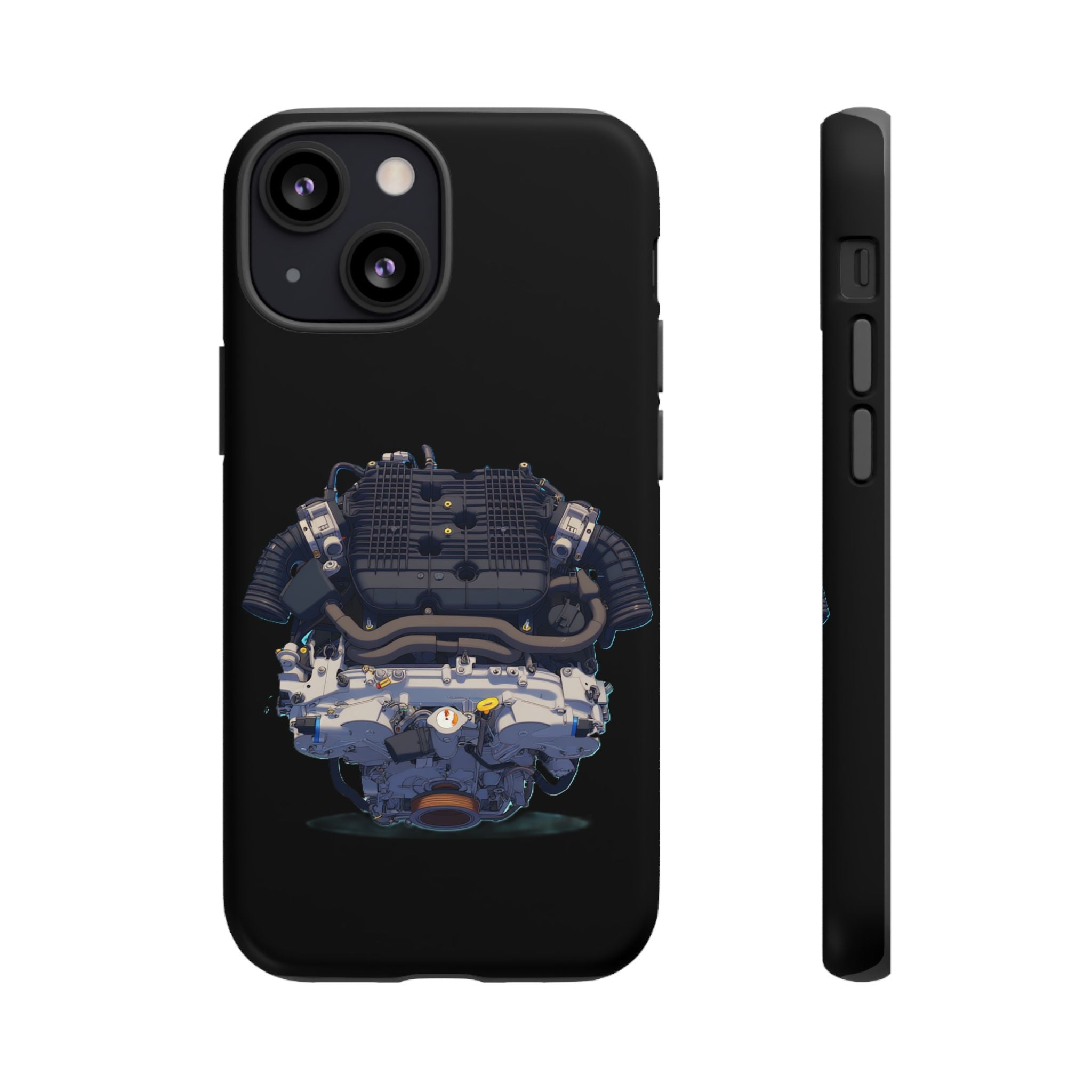 Engine Illustration Tough Phone Case – Automotive Car Lover Gift