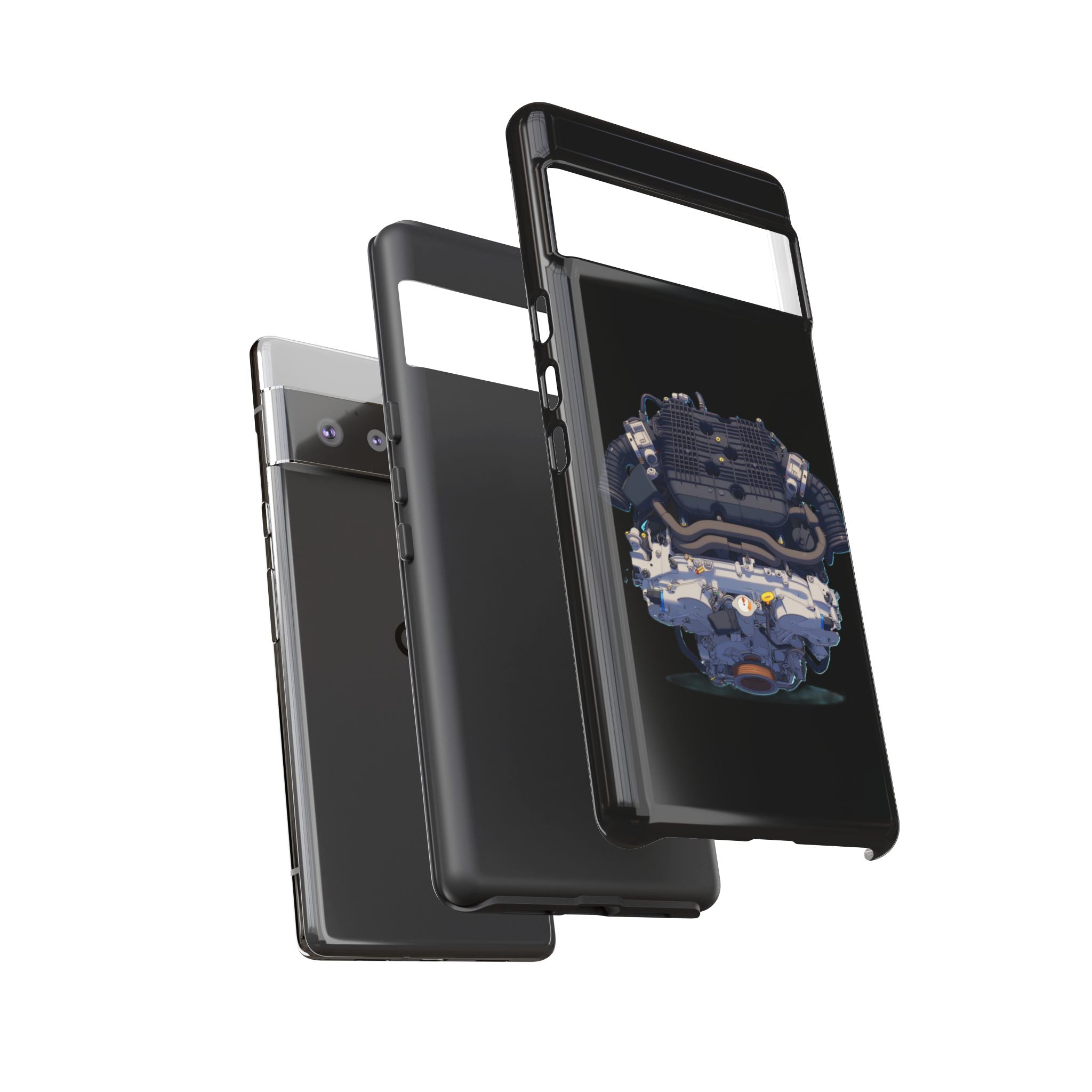 Engine Illustration Tough Phone Case – Automotive Car Lover Gift