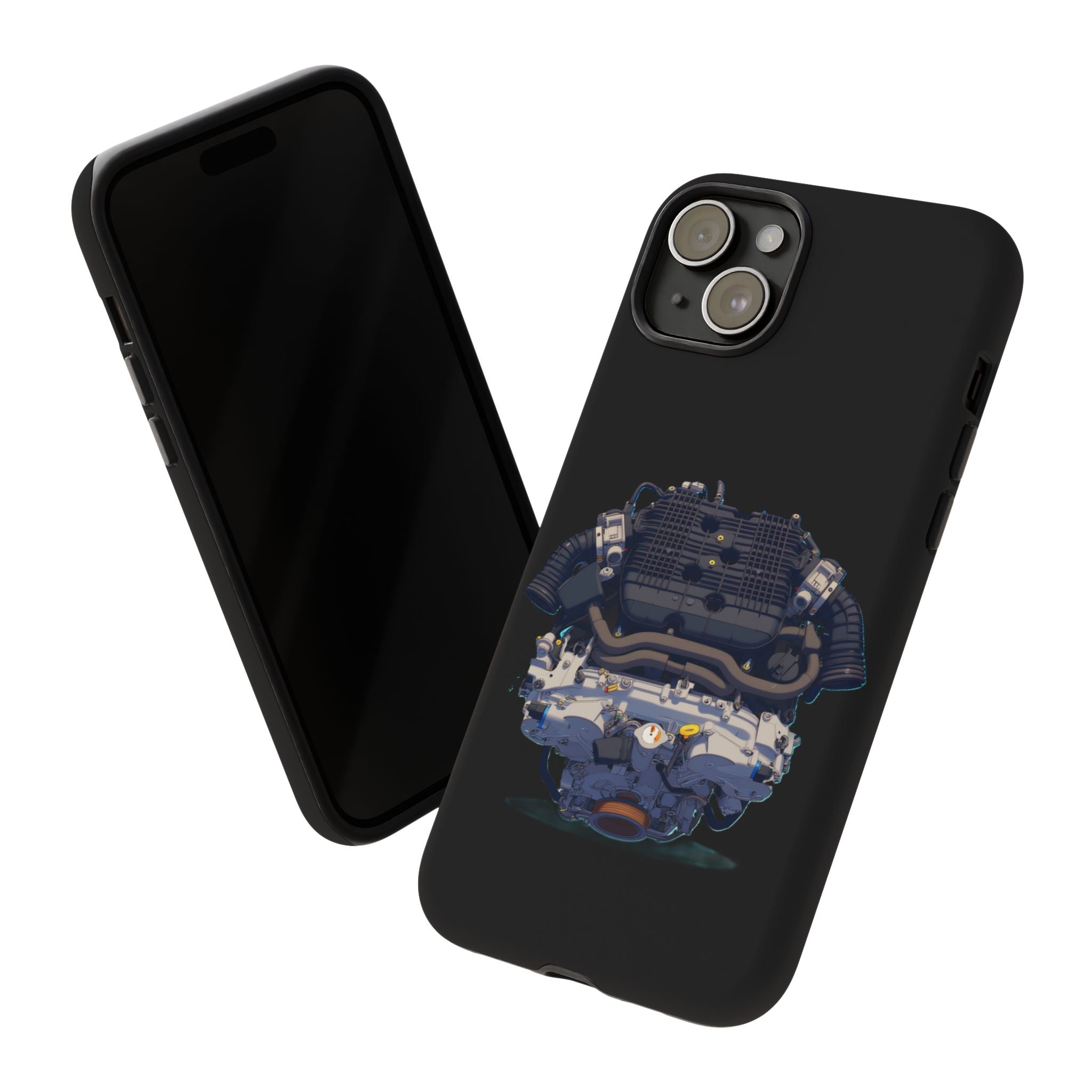 Engine Illustration Tough Phone Case – Automotive Car Lover Gift