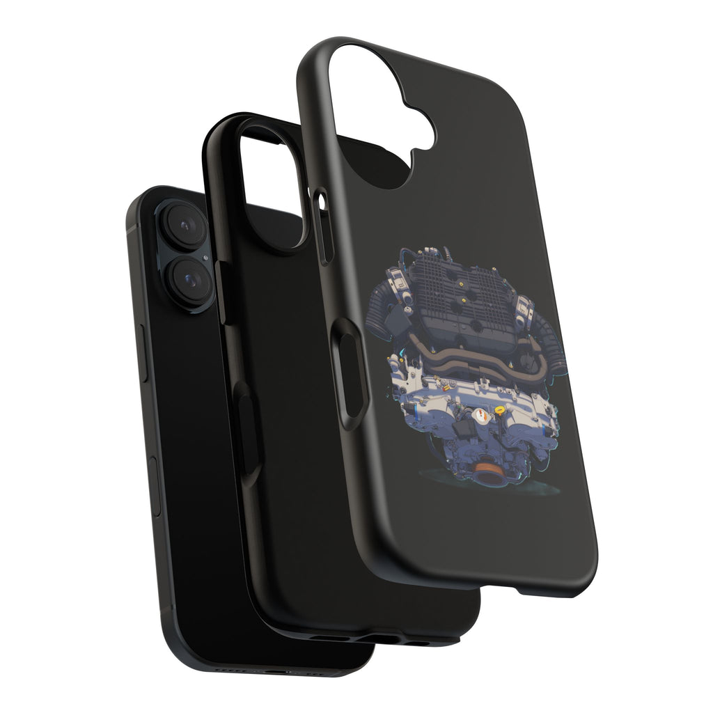 Engine Illustration Tough Phone Case – Automotive Car Lover Gift