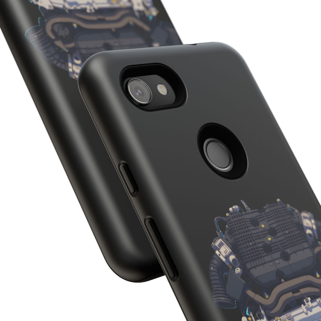 Engine Illustration Tough Phone Case – Automotive Car Lover Gift