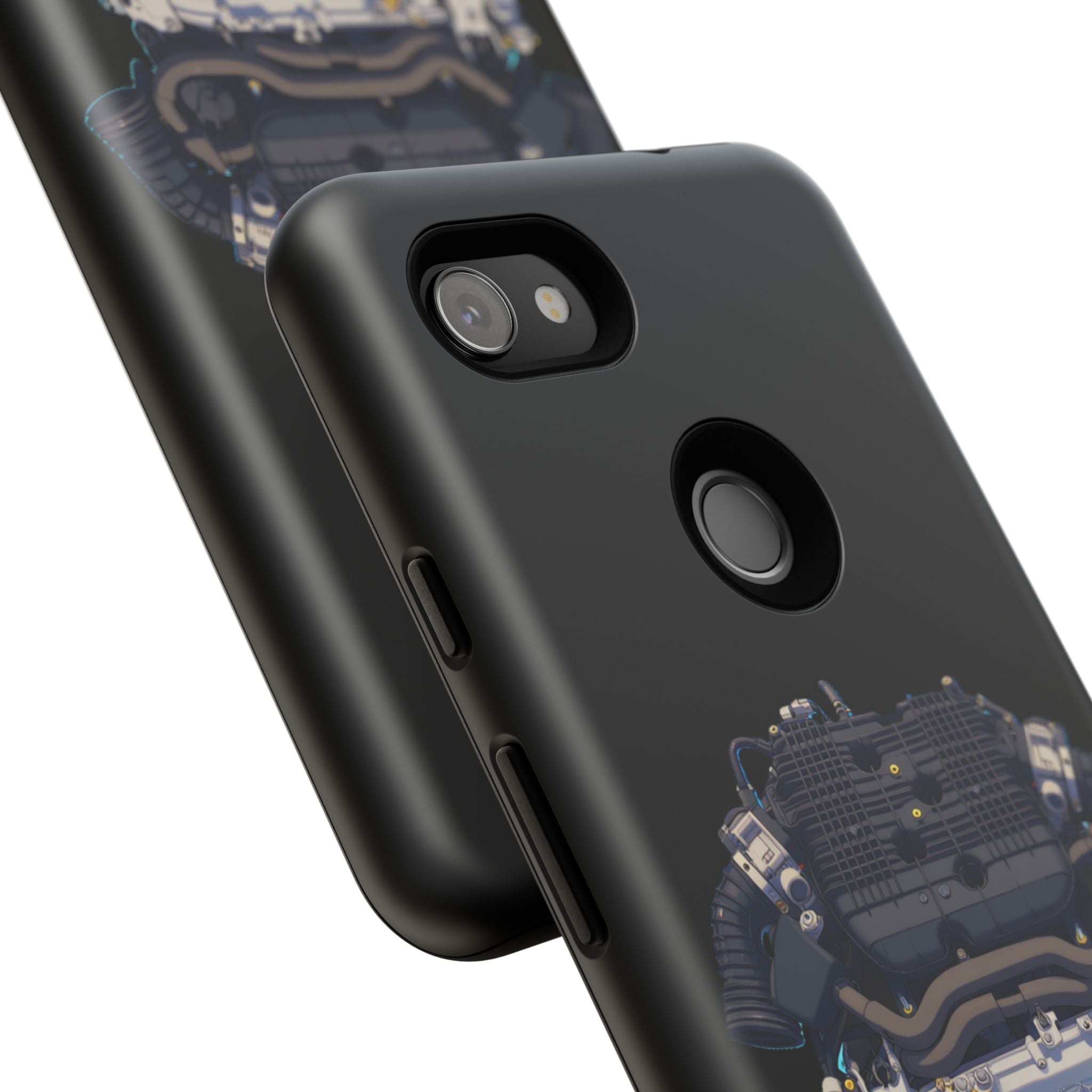 Engine Illustration Tough Phone Case – Automotive Car Lover Gift