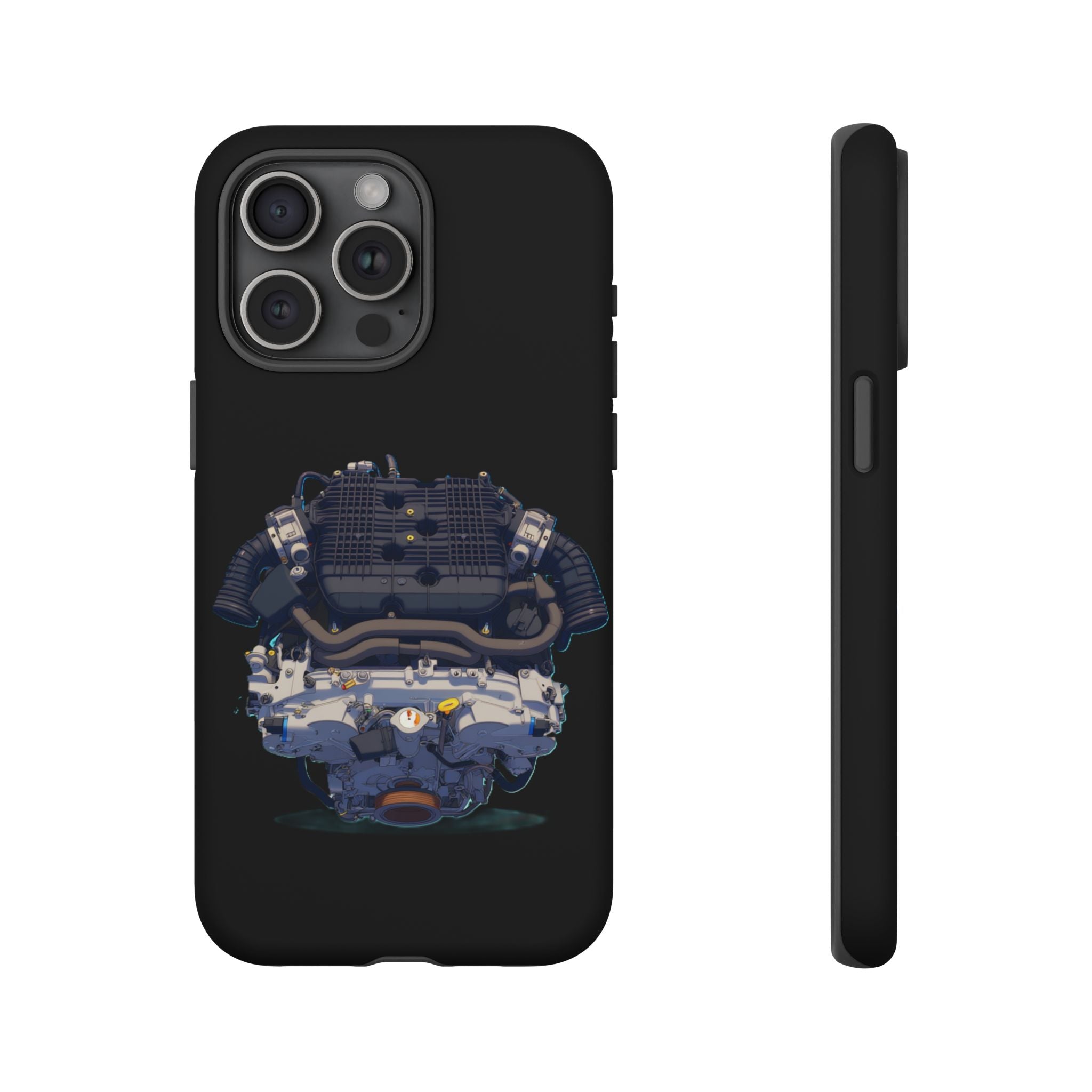 Engine Illustration Tough Phone Case – Automotive Car Lover Gift