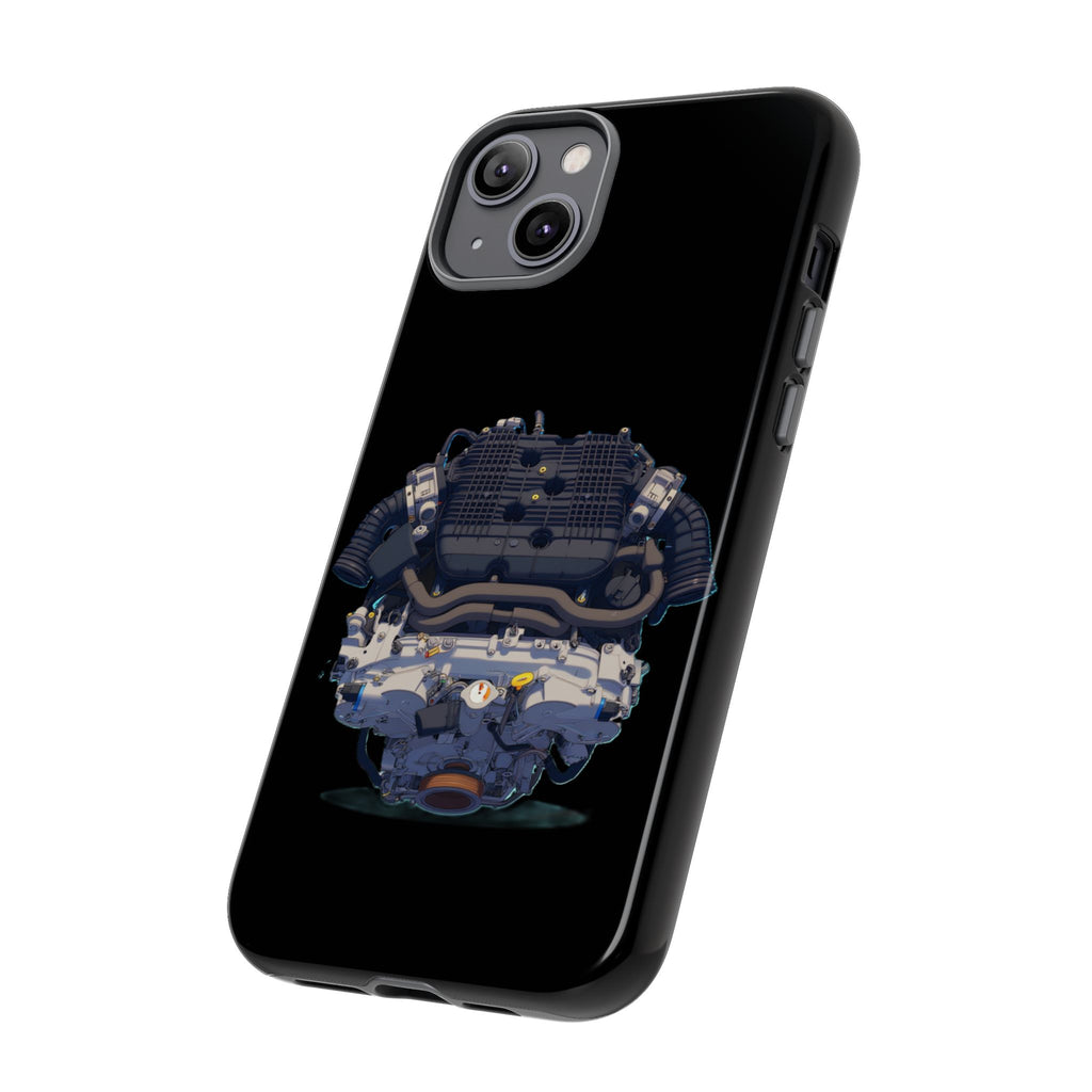 Engine Illustration Tough Phone Case – Automotive Car Lover Gift