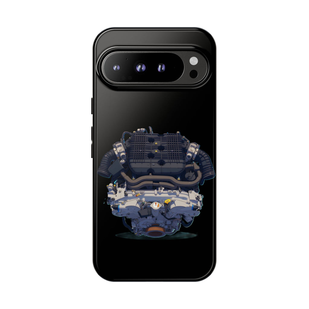 Engine Illustration Tough Phone Case – Automotive Car Lover Gift
