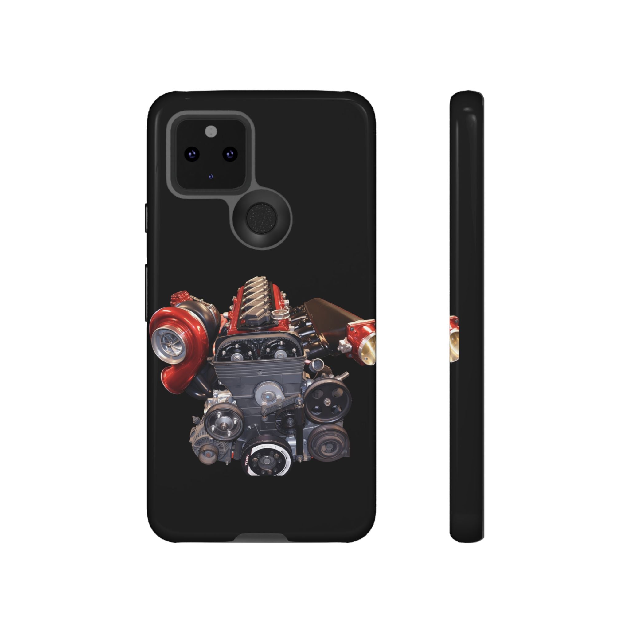 2JZ Phone Case — Black Tough Car Motor Illustration