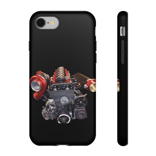 2JZ Phone Case — Black Tough Car Motor Illustration