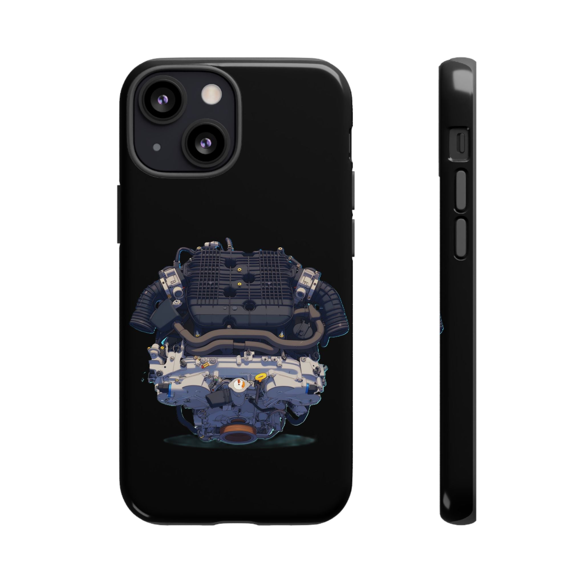 Engine Illustration Tough Phone Case – Automotive Car Lover Gift