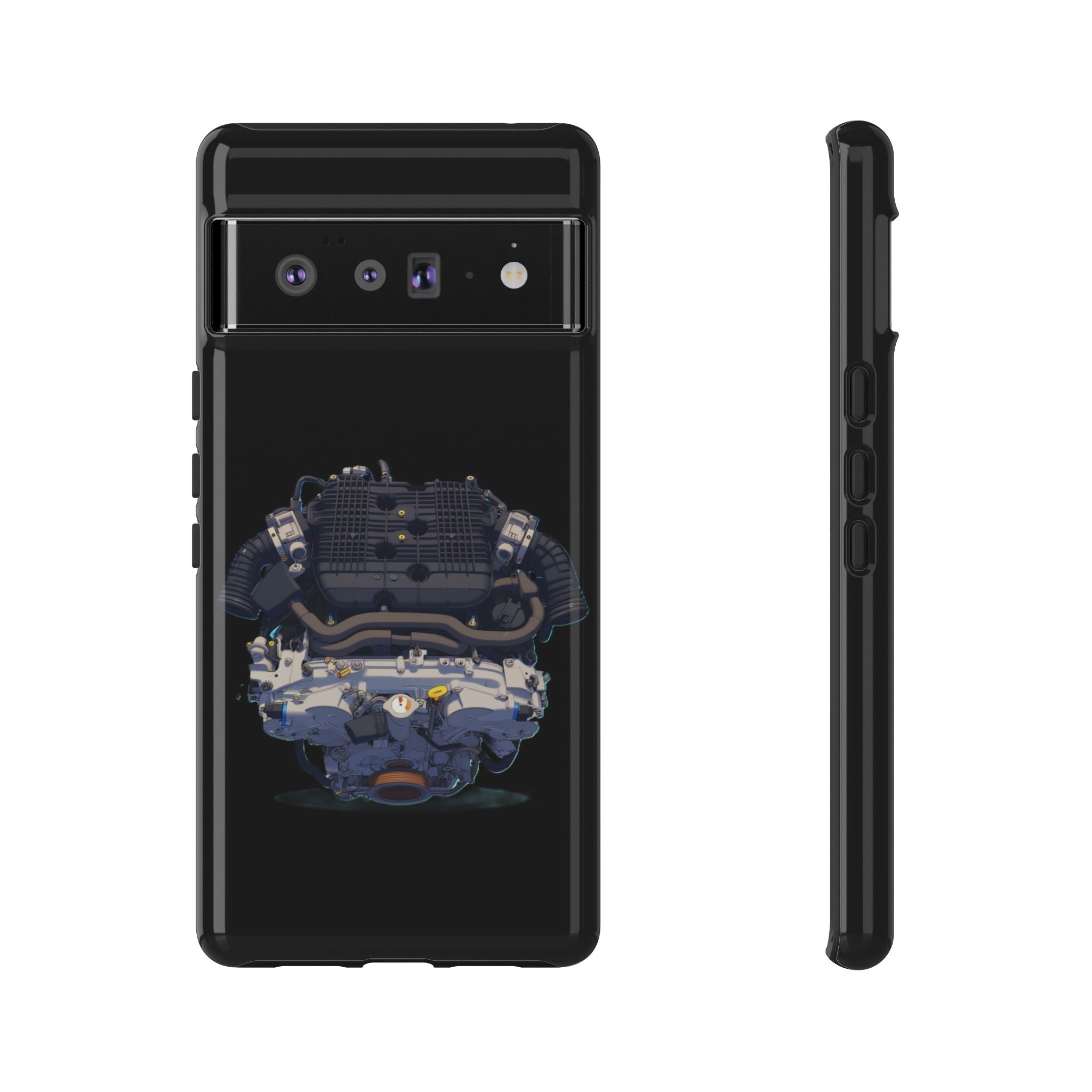 Engine Illustration Tough Phone Case – Automotive Car Lover Gift
