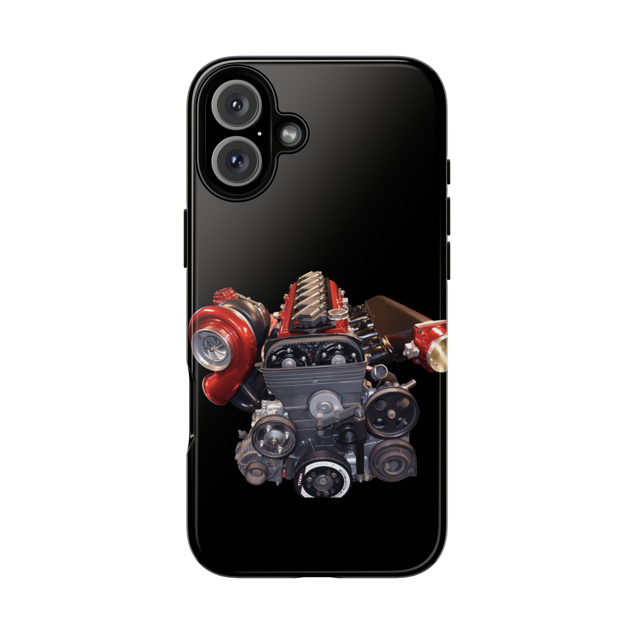 2JZ Phone Case — Black Tough Car Motor Illustration