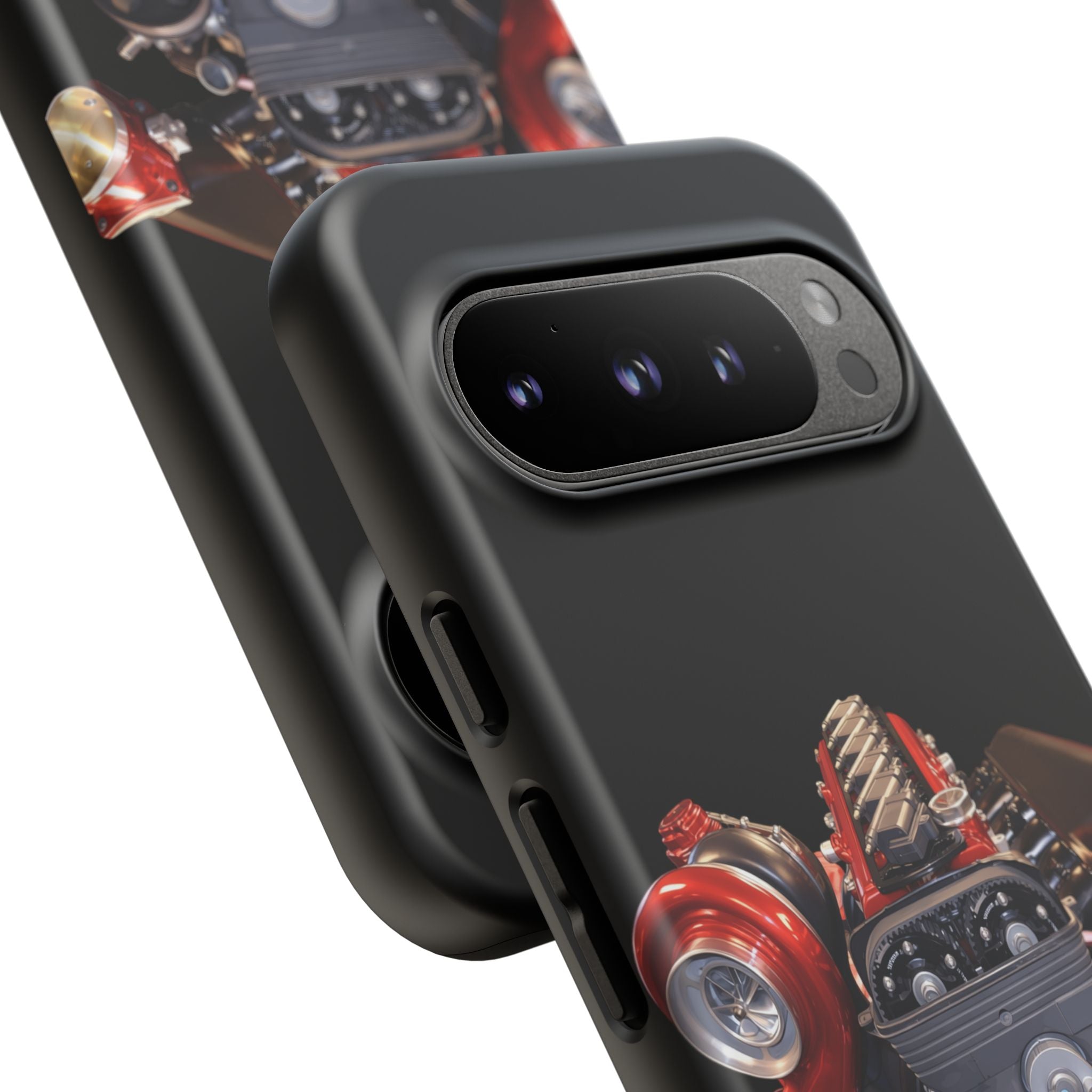 2JZ Phone Case — Black Tough Car Motor Illustration