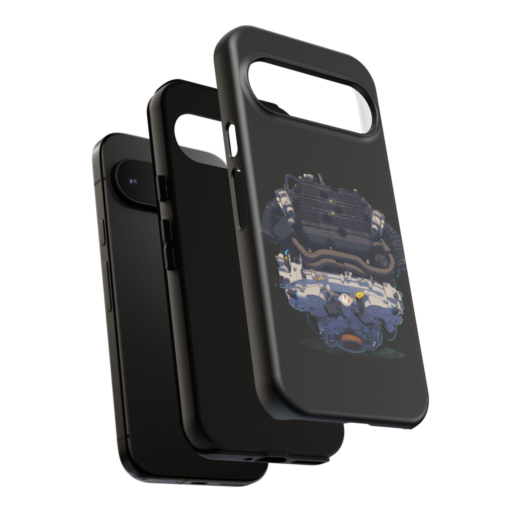 Engine Illustration Tough Phone Case – Automotive Car Lover Gift