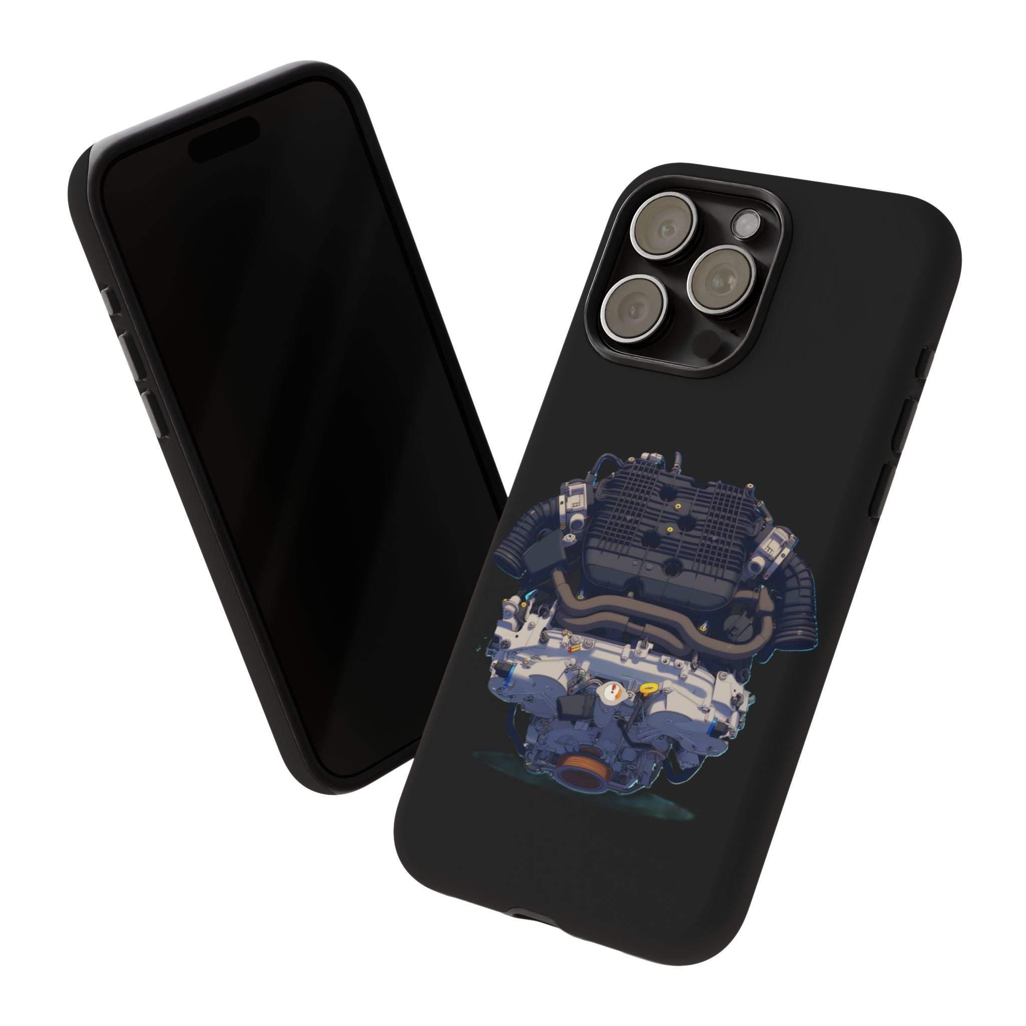 Engine Illustration Tough Phone Case – Automotive Car Lover Gift