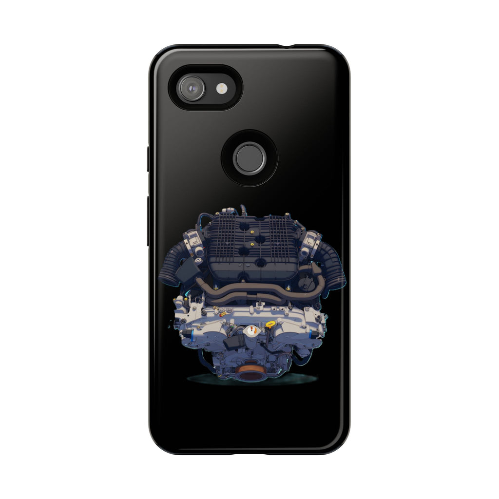 Engine Illustration Tough Phone Case – Automotive Car Lover Gift