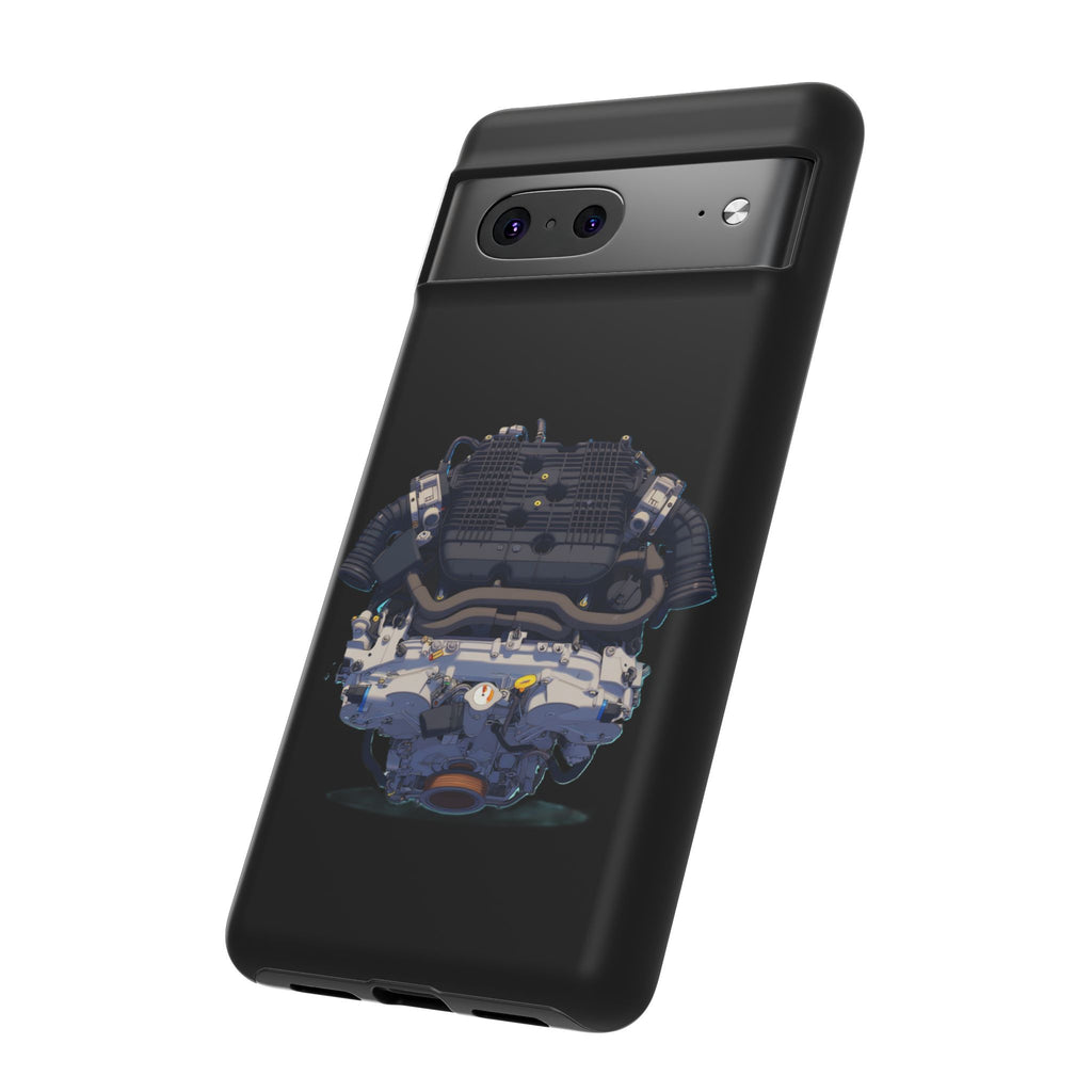 Engine Illustration Tough Phone Case – Automotive Car Lover Gift
