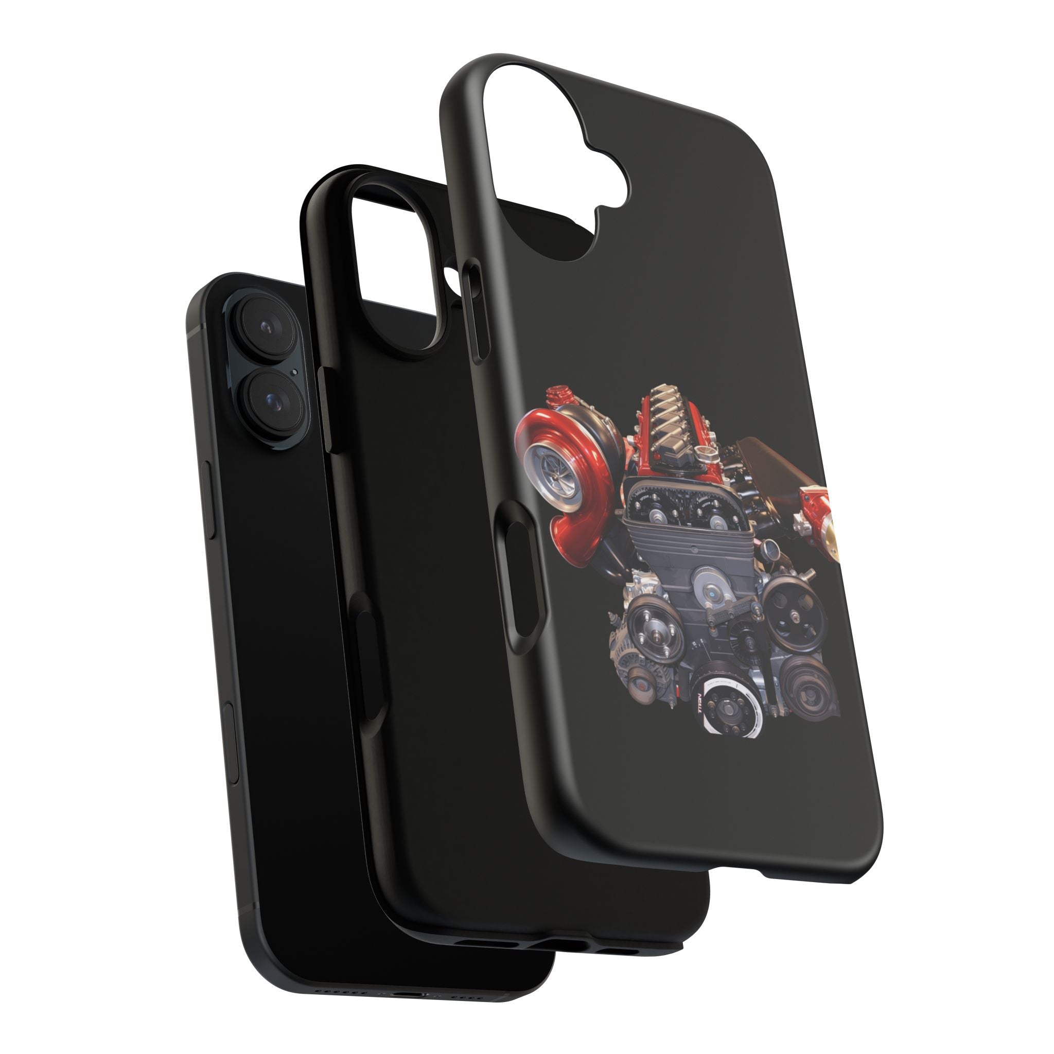 2JZ Phone Case — Black Tough Car Motor Illustration