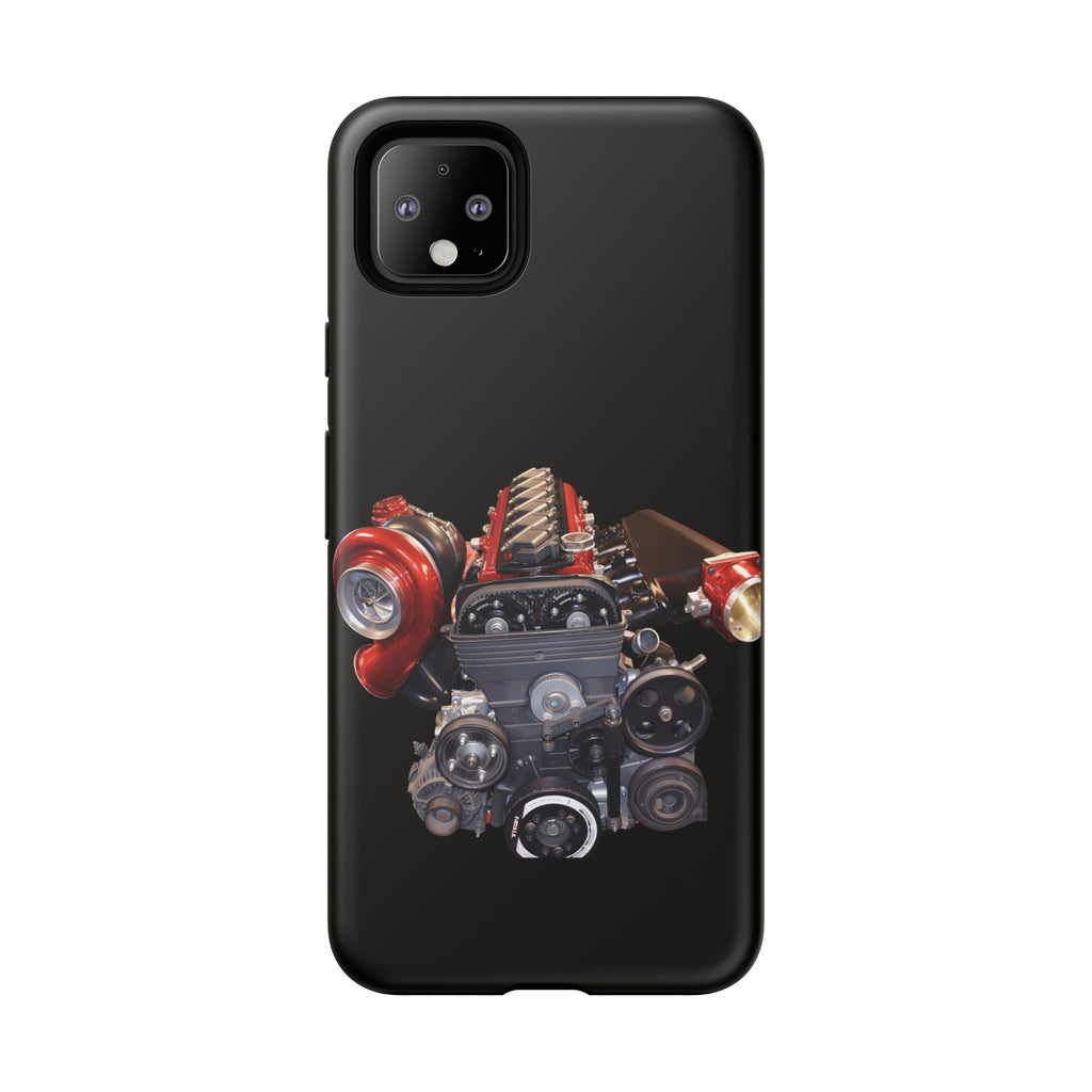 2JZ Phone Case — Black Tough Car Motor Illustration