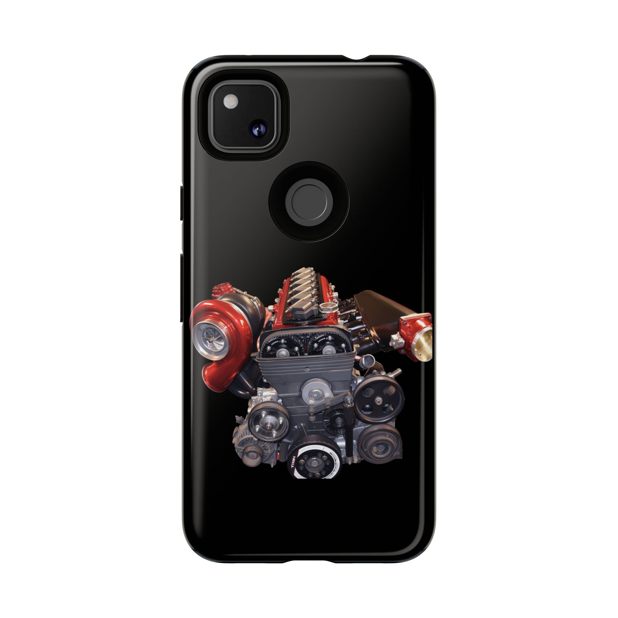 2JZ Phone Case — Black Tough Car Motor Illustration