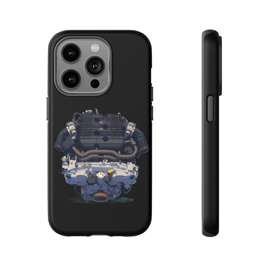 Engine Illustration Tough Phone Case – Automotive Car Lover Gift