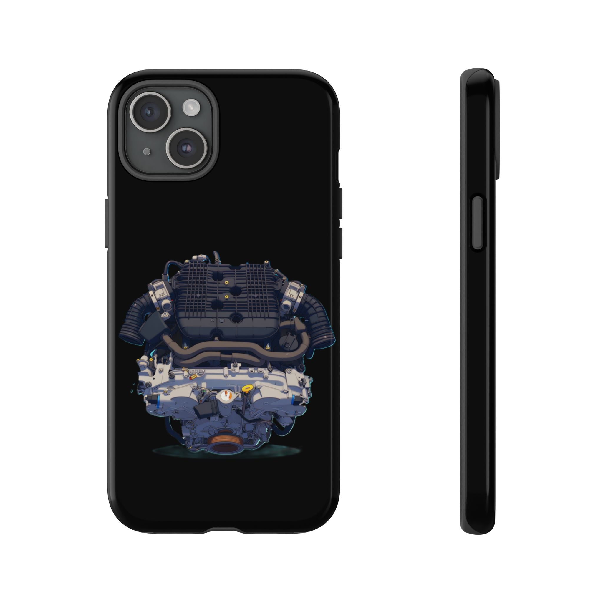 Engine Illustration Tough Phone Case – Automotive Car Lover Gift