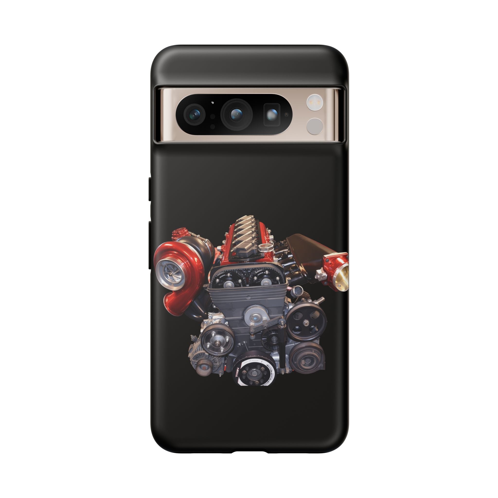 2JZ Phone Case — Black Tough Car Motor Illustration