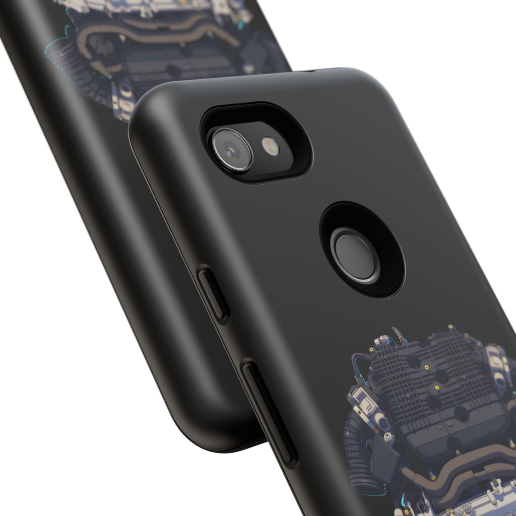 Engine Illustration Tough Phone Case – Automotive Car Lover Gift