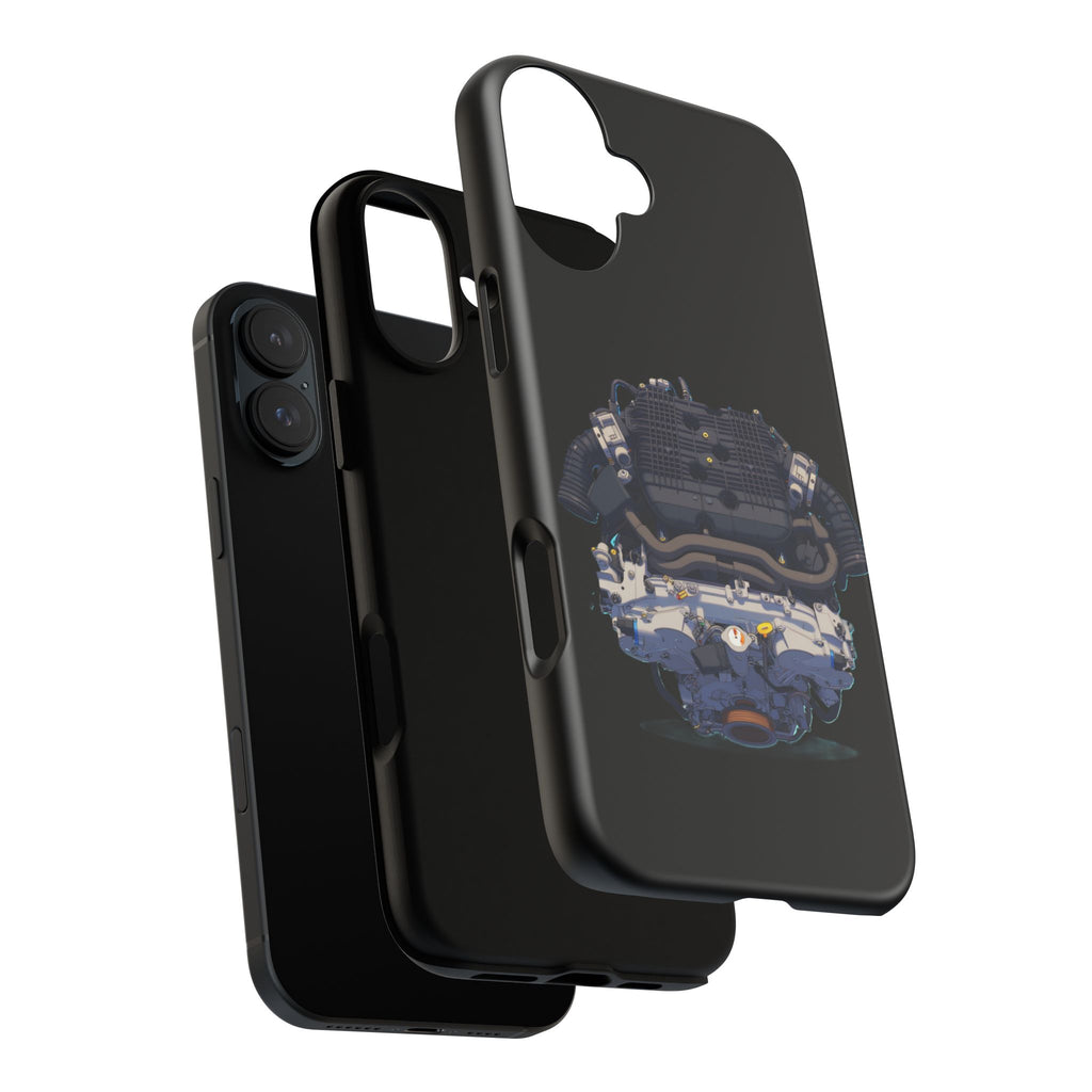 Engine Illustration Tough Phone Case – Automotive Car Lover Gift
